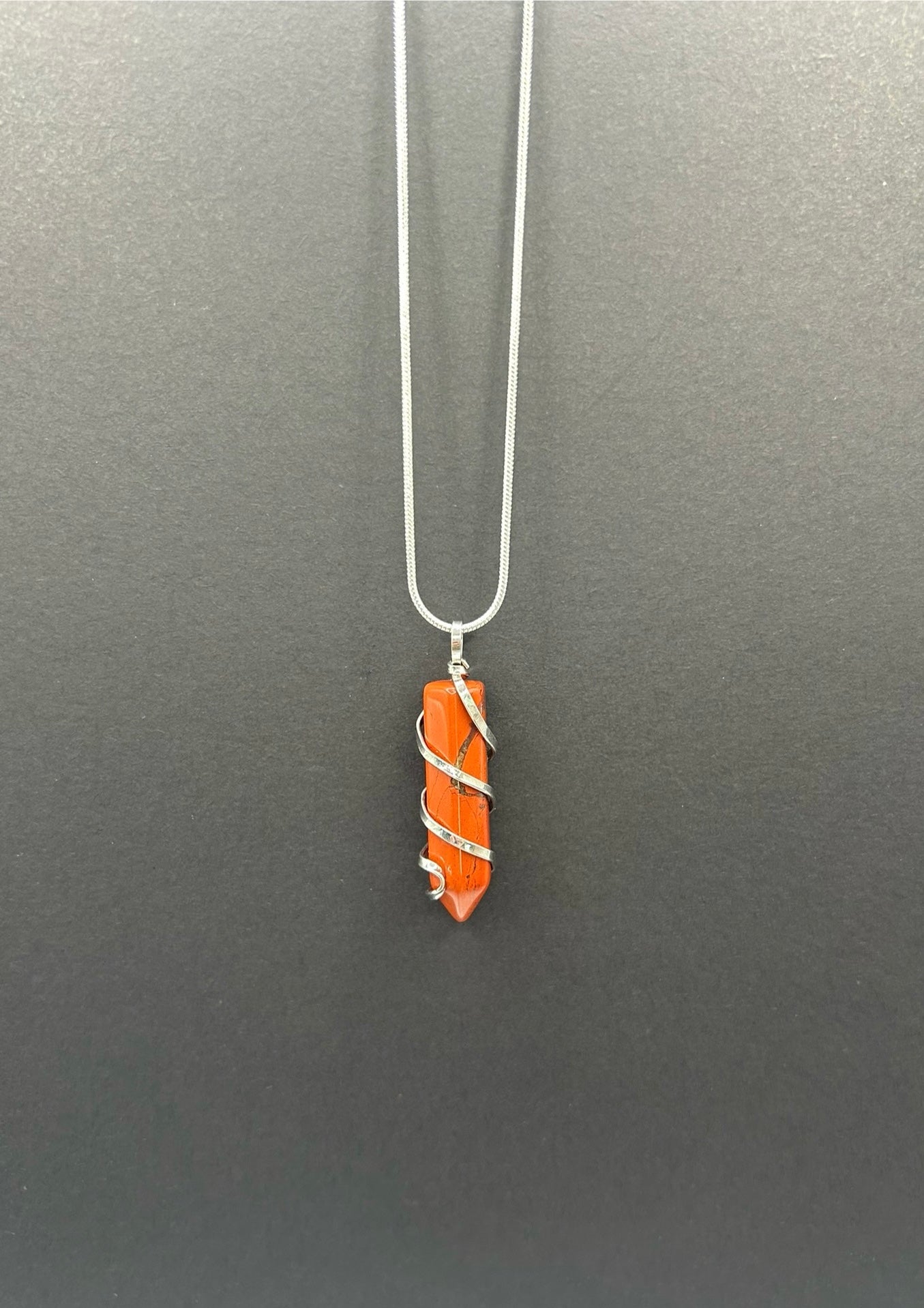 Wrapped Crystal Pendant