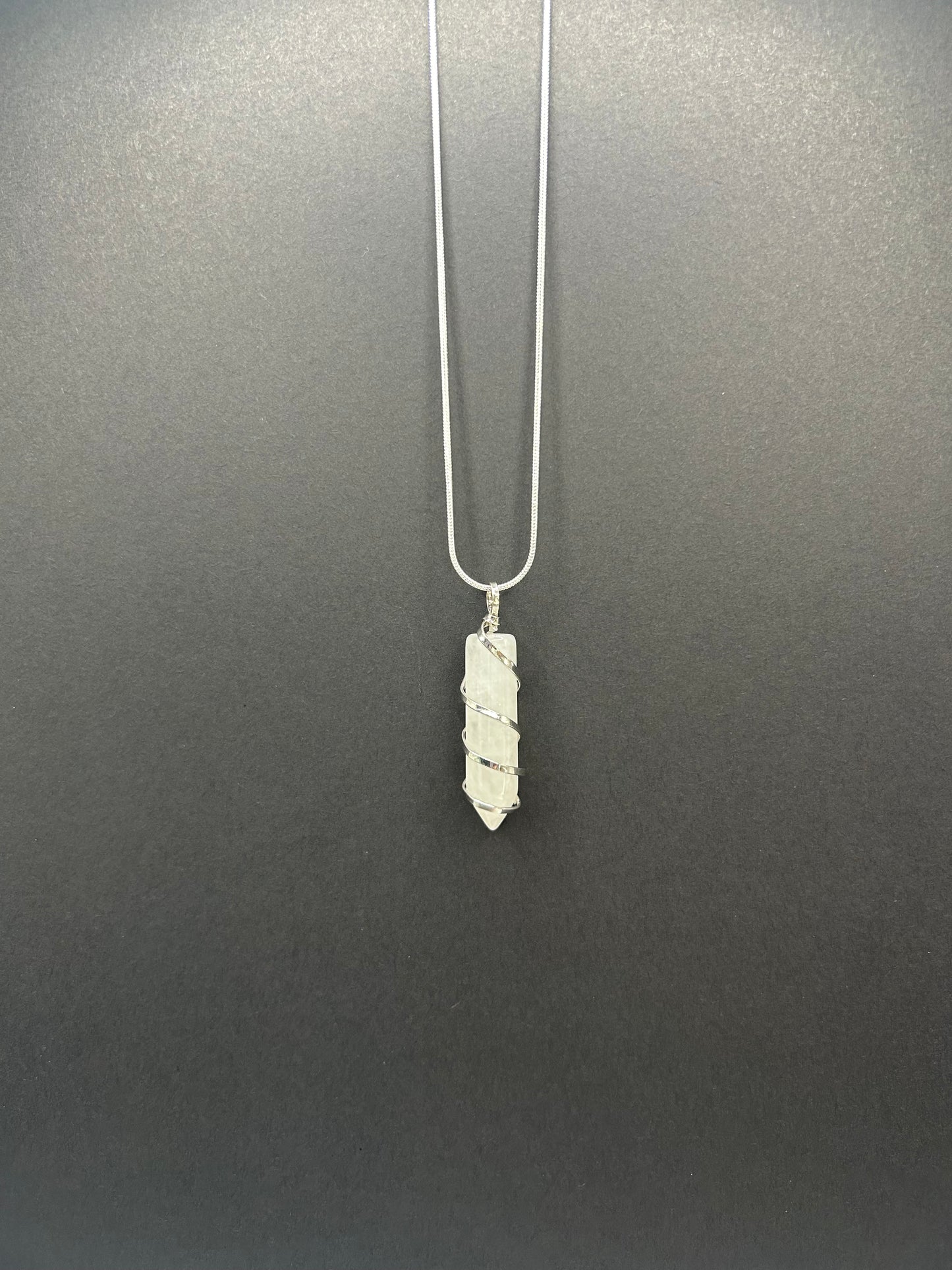 Wrapped Crystal Pendant